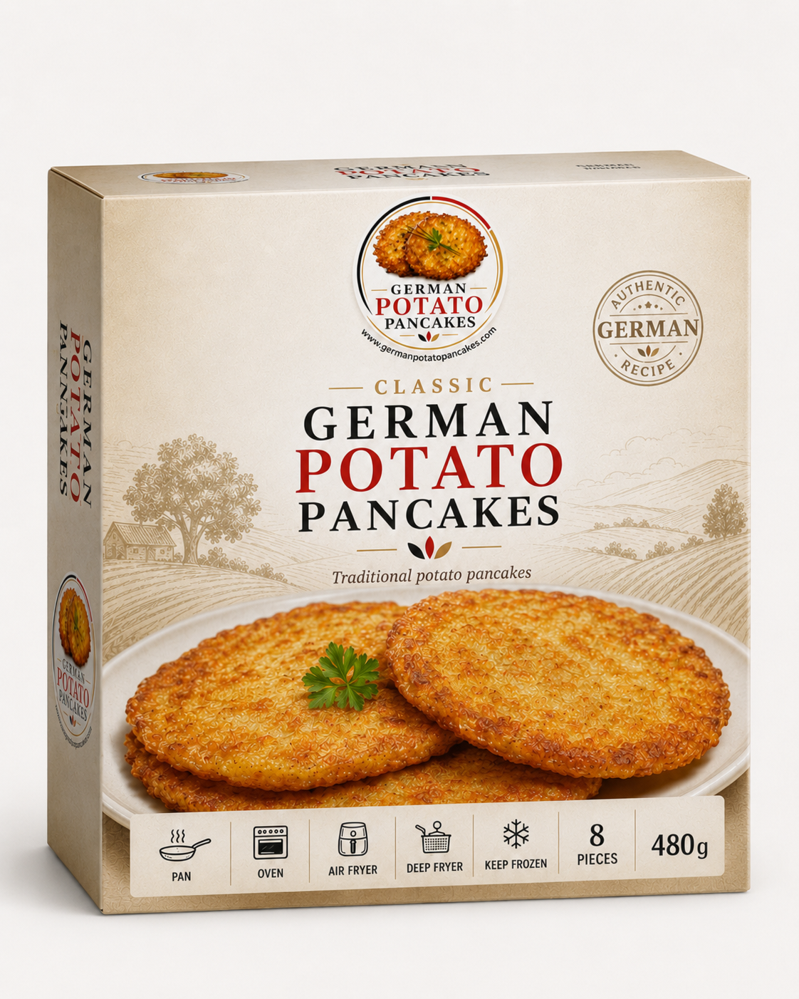 Classic German Potato Pancakes retail pack